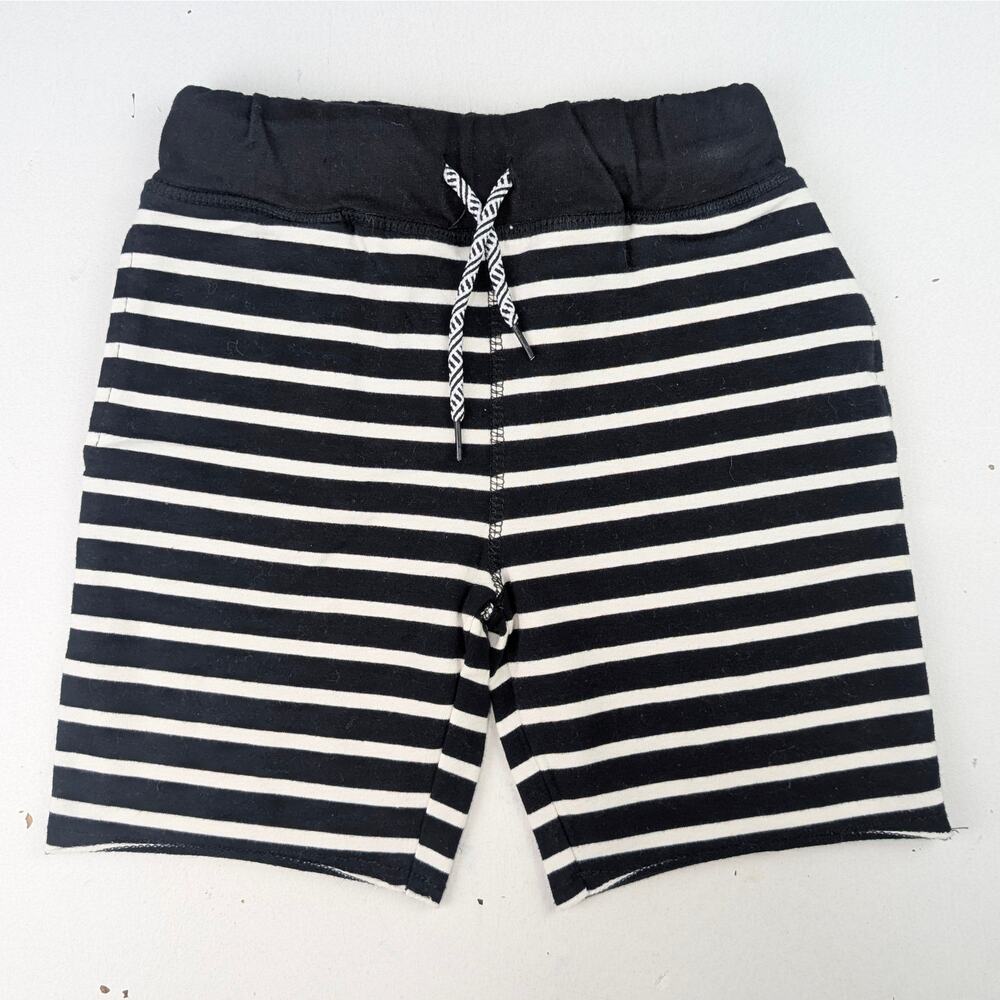Appaman Boys 3T Black & White Camp Shorts